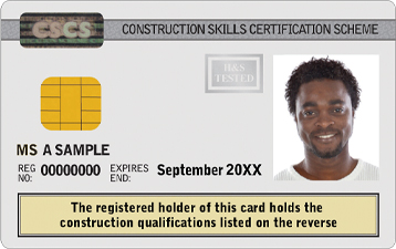 Academically qualified person card - AQP CSCS Card