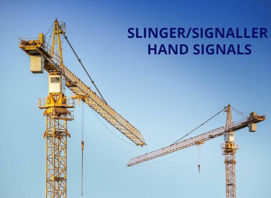 Standard crane signals for slinger signaller