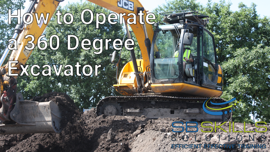 How to Operate a Tracked 360° Excavator SB Skills Solutions