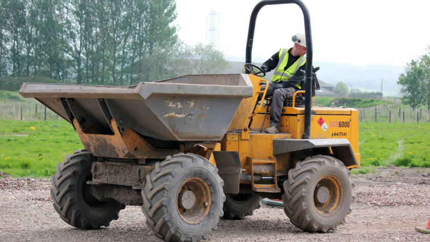 forward tipping dumper training